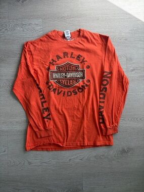Harley-Davidson Orange Long-Sleeve Daytona Beach 2015